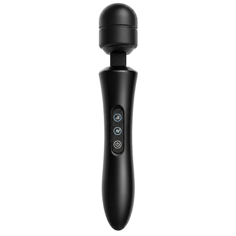 Magic Wand Double Massager Çift Yönlü Wand Vibratör – Siyah