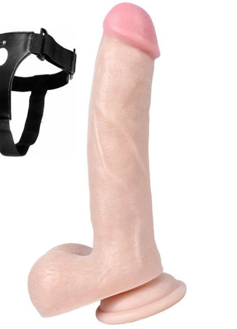 Xise Male Lion Flexible 20 cm Belden Bağlamalı Realistik Penis XS-WBC10031 Flesh
