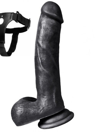 Xise Male Lion Flexible 20 cm Belden Bağlamalı Realistik Penis XS-WBC10031 Black