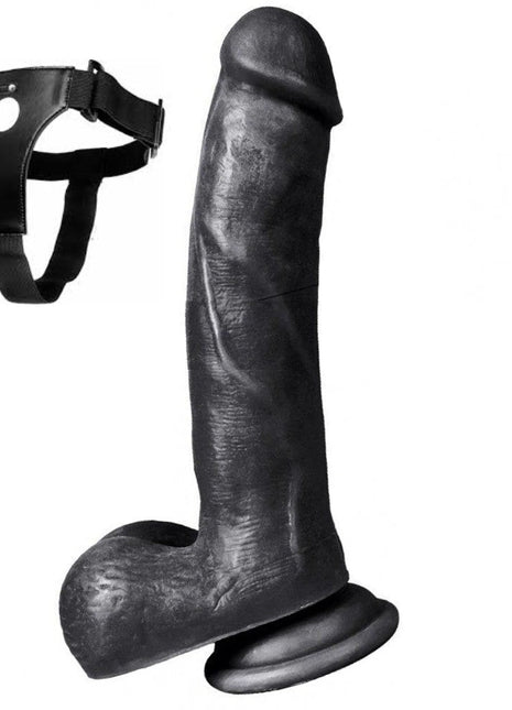 Xise Male Lion Flexible 20 cm Belden Bağlamalı Realistik Penis XS-WBC10031 Black