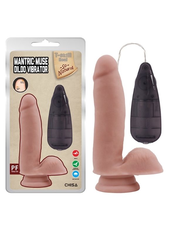 Mantric Muse Kıkırdaklı Vibratör 17,5 cm – Medikal Silikon