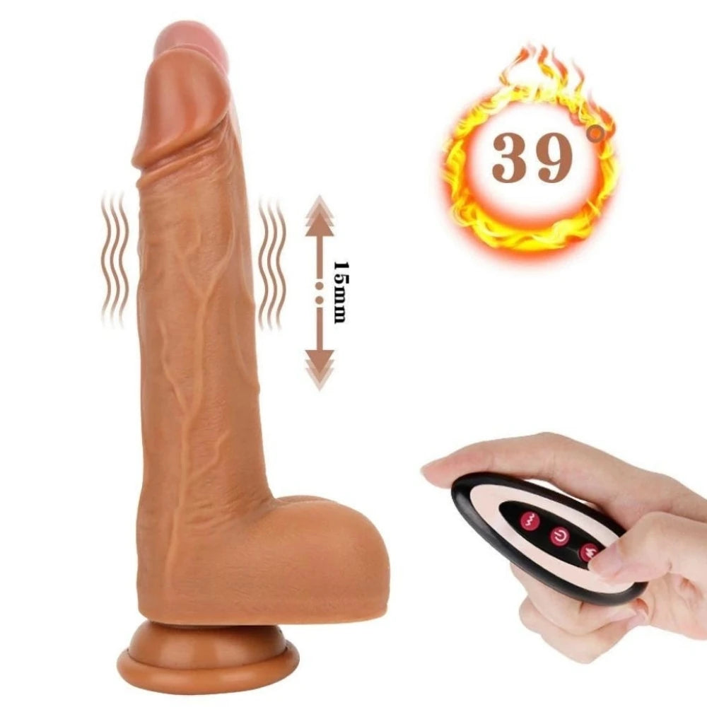 Marcelo ısıtmalı hareketli realistik penis – görsel 3