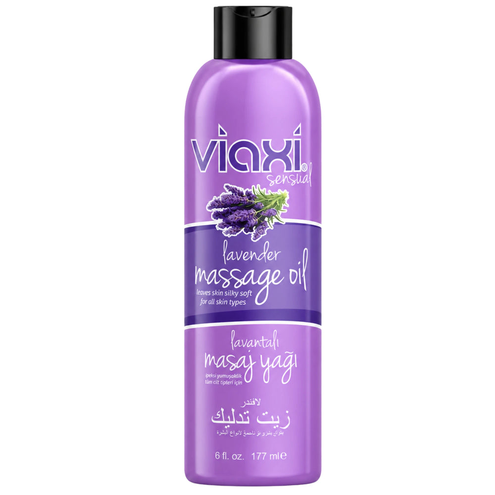 Massage Oil Lavanta Aromalı Kaygan Dokulu Vücut Masaj Yağı 177 ml