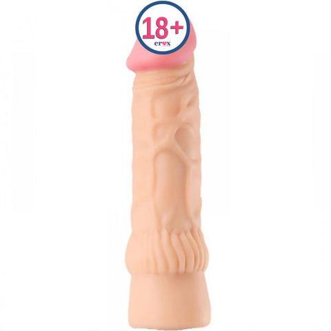 Max Man 3 cm Uzatmalı Realistik Dokulu Penis Kılıfı 16,5 cm