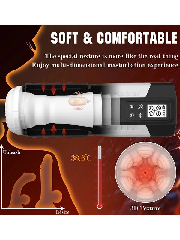 Max Thrust ısıtmalı vakumlu mastürbatör – görsel 5