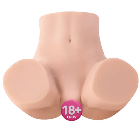Maya Kalça Mastürbatör – Anal ve Vajinal Tırtıklı Kanal, 4,2 kg