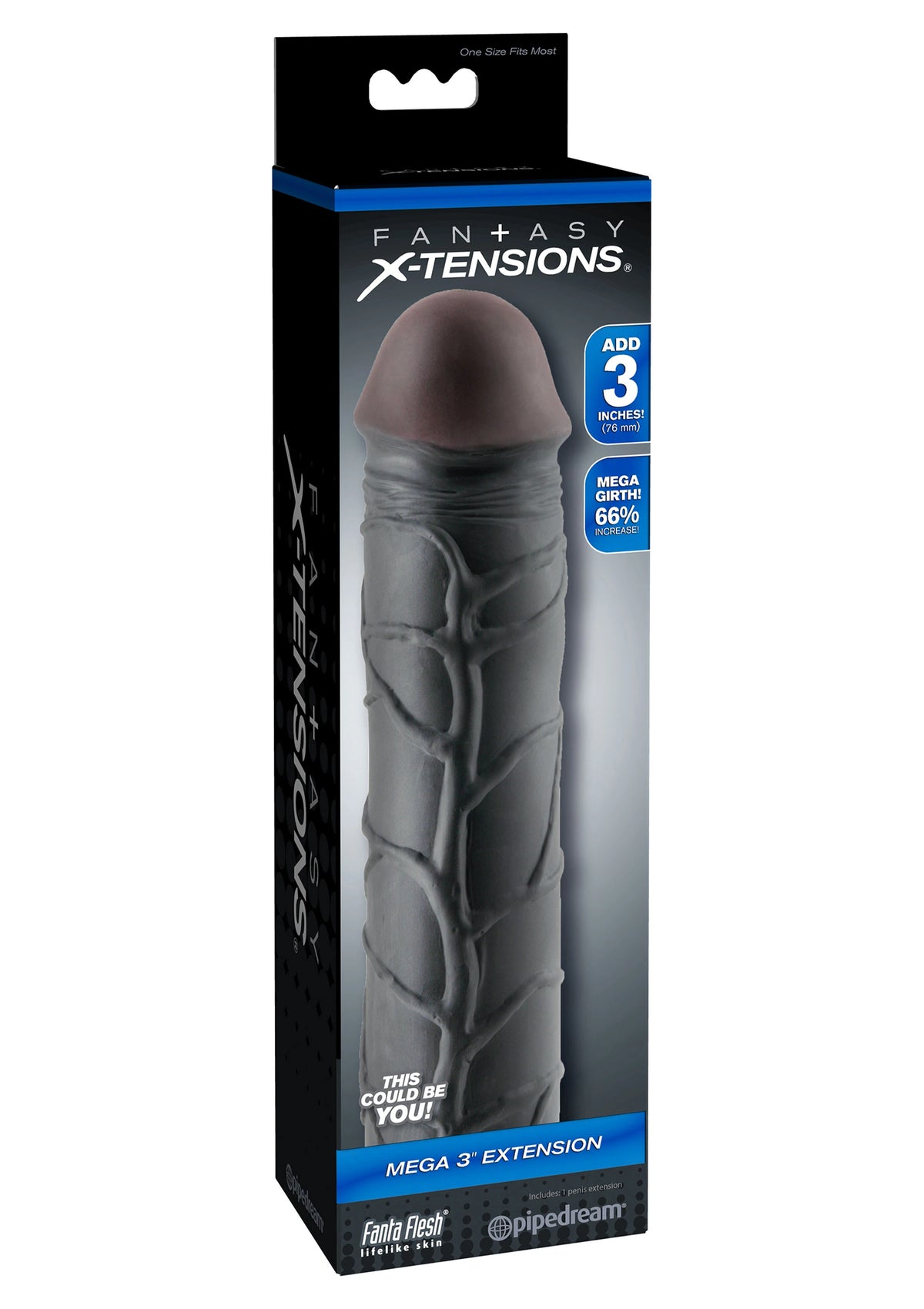 Mega 3 inç uzatmalı penis kılıfı – görsel 5