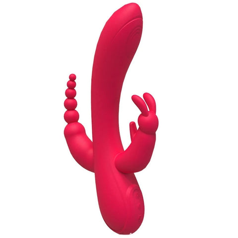 Meilisa 3'ü 1 Arada Klitoral, G-Spot ve Anal Rabbit Vibratör
