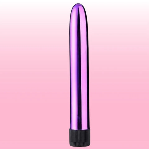 Melo Paslanmaz Çelik Pilli Titreşimli Metal Vibratör – Mor