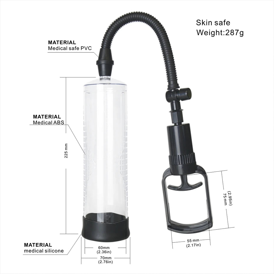 Men's Pump manuel penis pompası – görsel 7