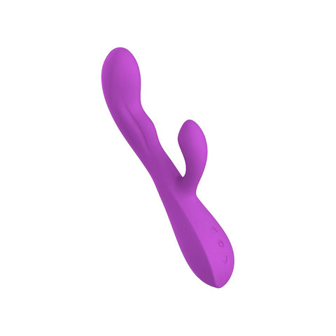 Modern Manyetik Şarjlı 23 cm Uyarıcılı Rabbit Vibratör – Mor