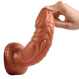 Monster 3 pullu konik dildo – görsel 4