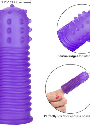 Calexotics Intimate Play Finger Tingler Parmak Kılıfı Purple
