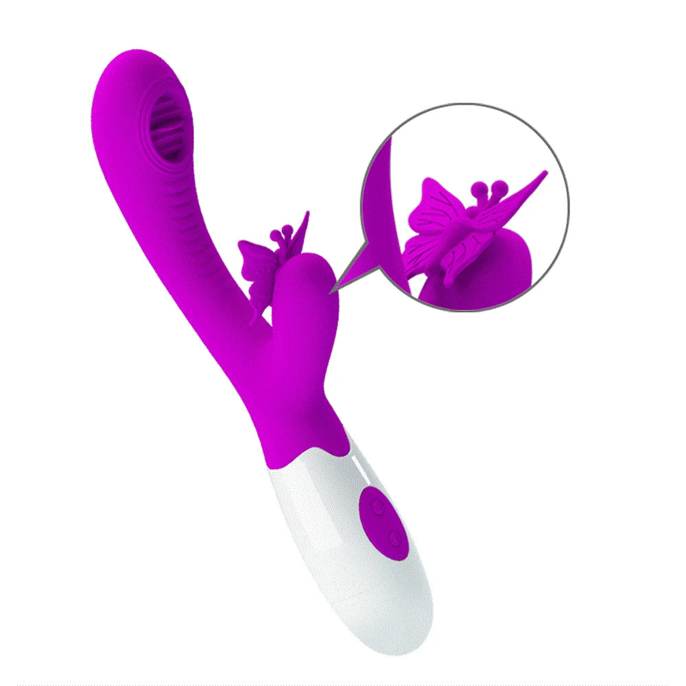 Moth kelebek dilli rabbit vibratör – görsel 2