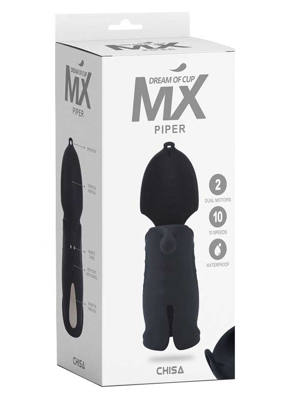 MX Piper titreşimli şarjlı mastürbatör – görsel 2