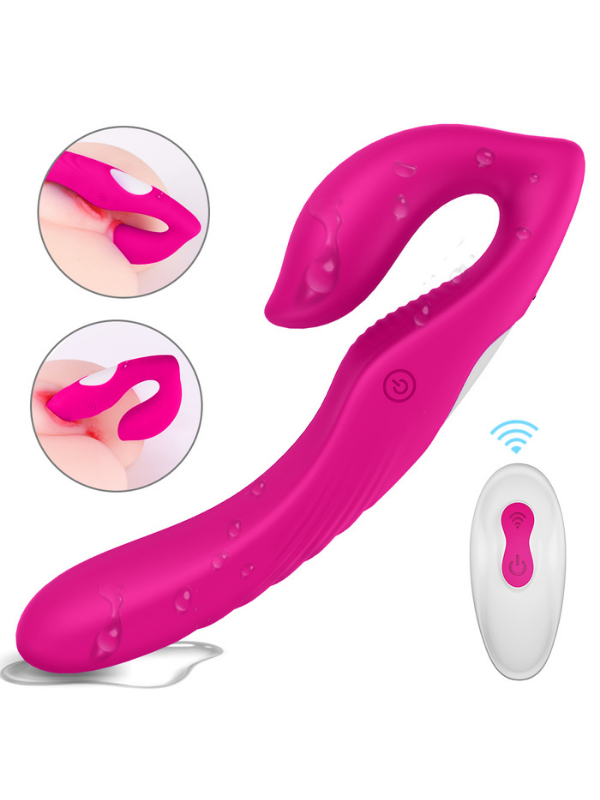 Nami Kumandalı Çift Uçlu Silikon Vibratör – 9 Mod, IPX7