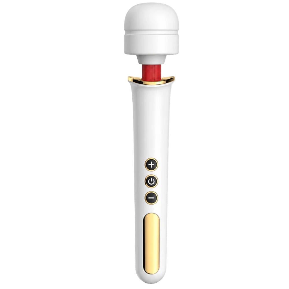 New Professional 10 Programlı Wand Masaj Aleti – Beyaz