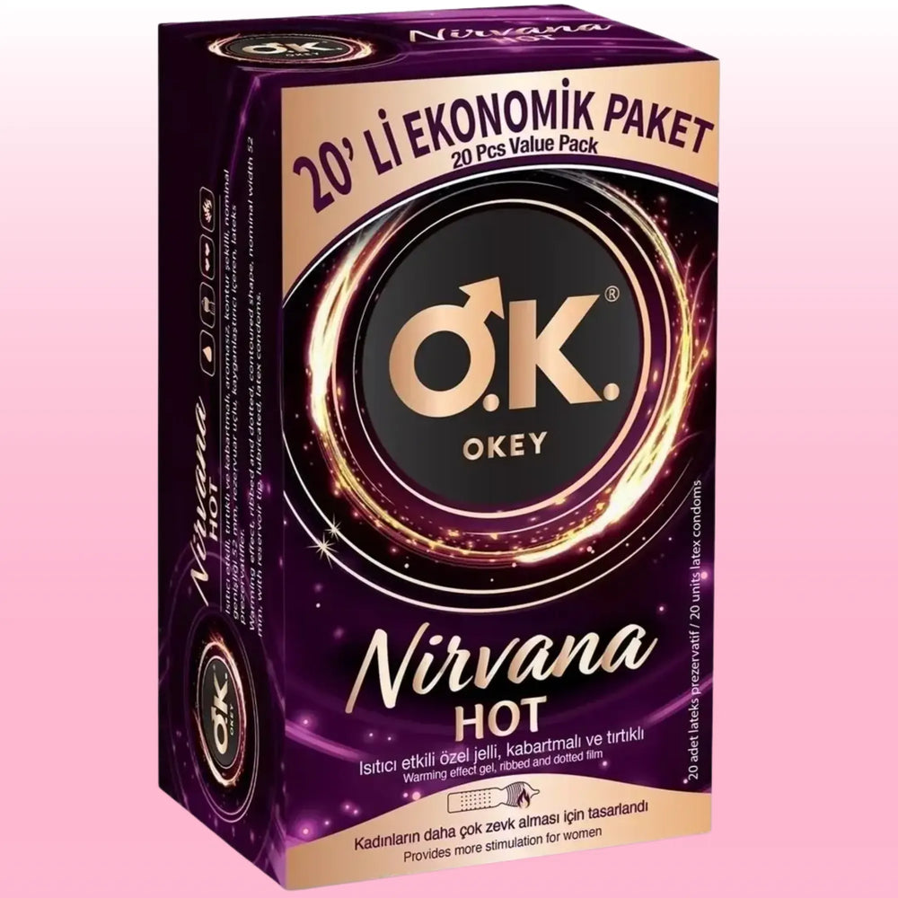 Nirvana Isı Etkili Lateks Prezervatif – 20'li Eko Paket