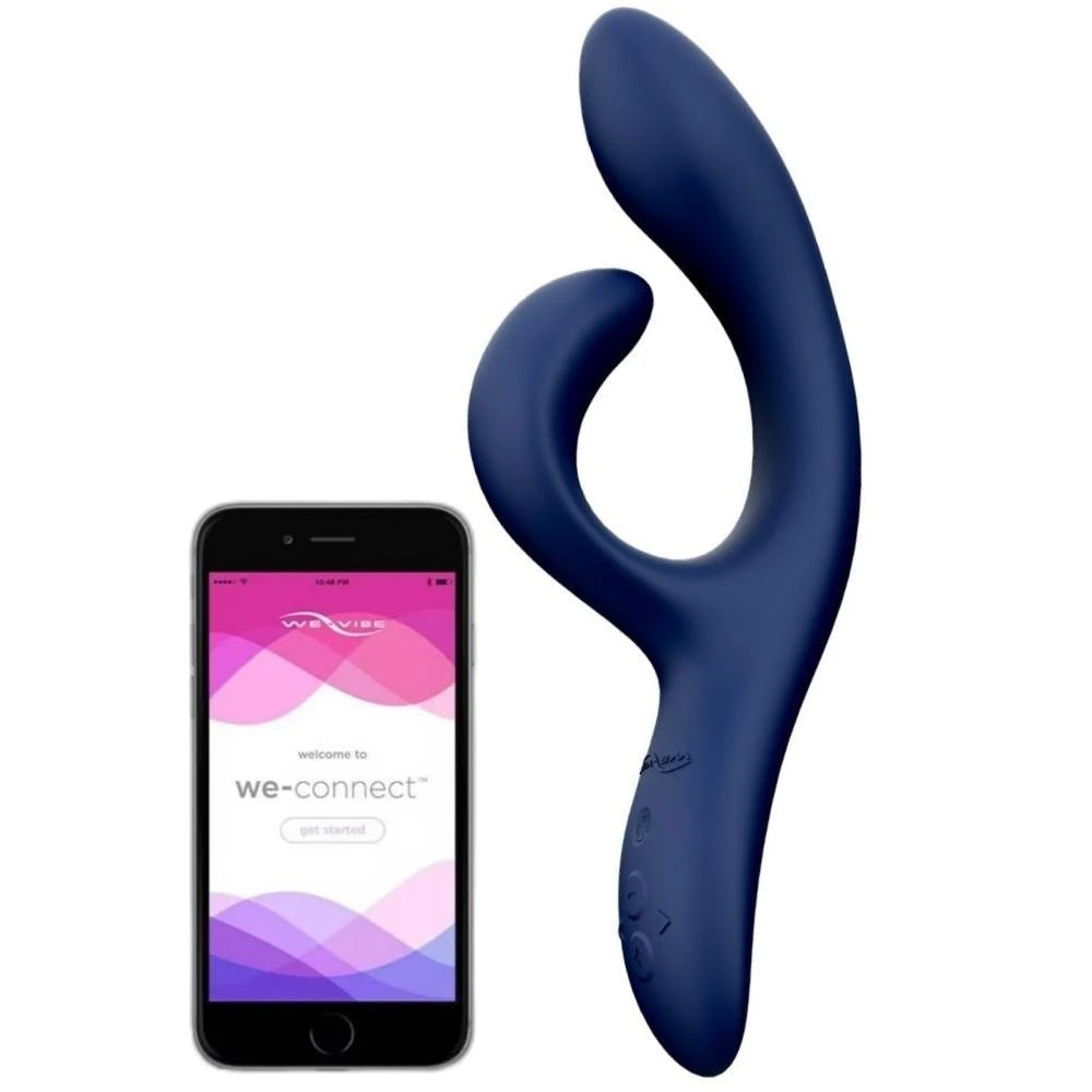 Nova 2 uygulama kontrollü rabbit vibratör – Midnight Blue – görsel 2