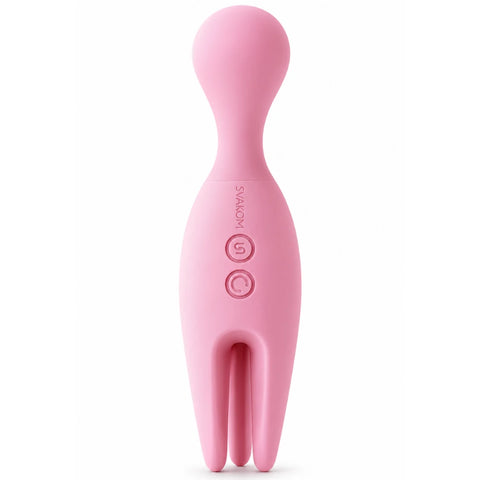 Nymph Dönen Zevk Parmaklı Küresel Başlıklı Vibratör – Pembe