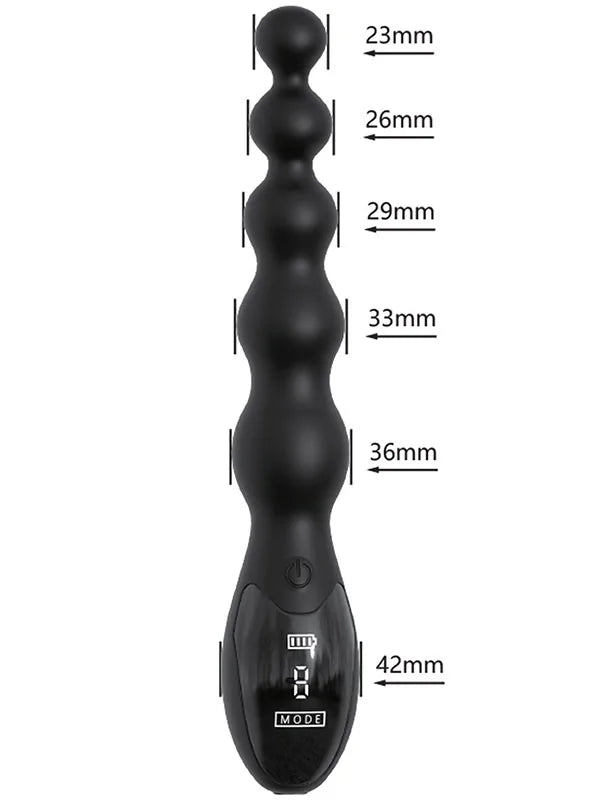 boncuklu şarjlı anal vibratör – görsel 3