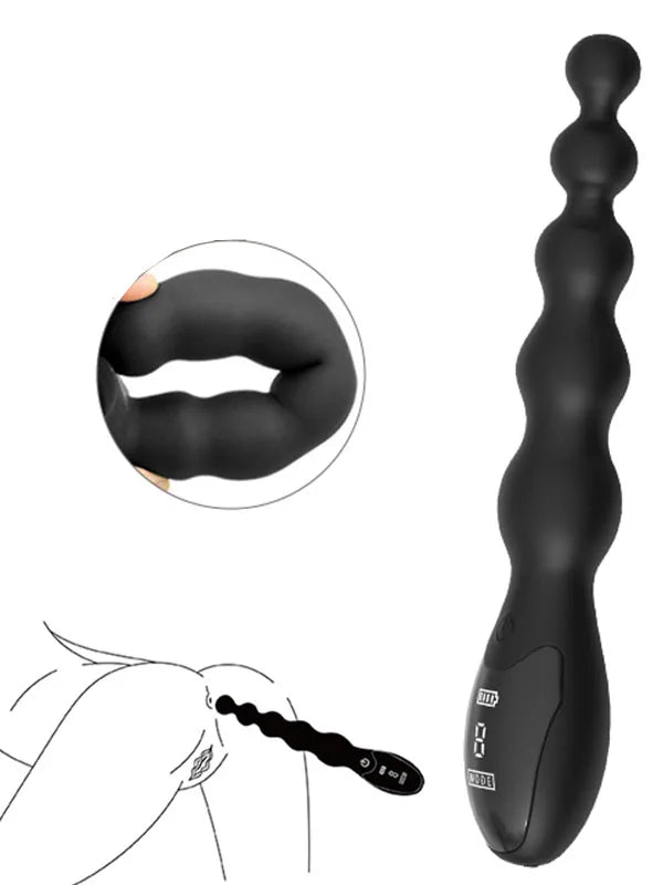 boncuklu şarjlı anal vibratör – görsel 5