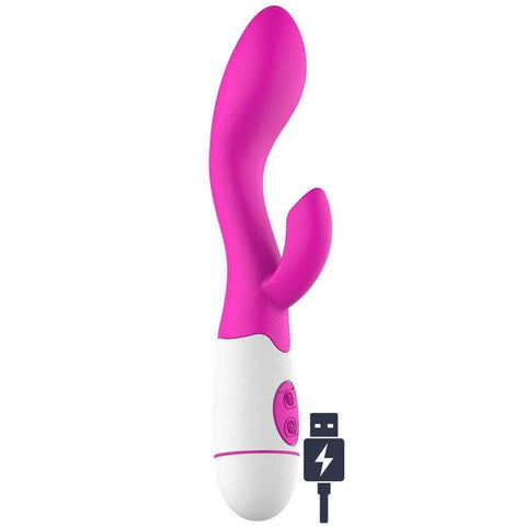 Olai Curve Kavisli G-Spot Rabbit Vibratör 30 Mod – Pembe