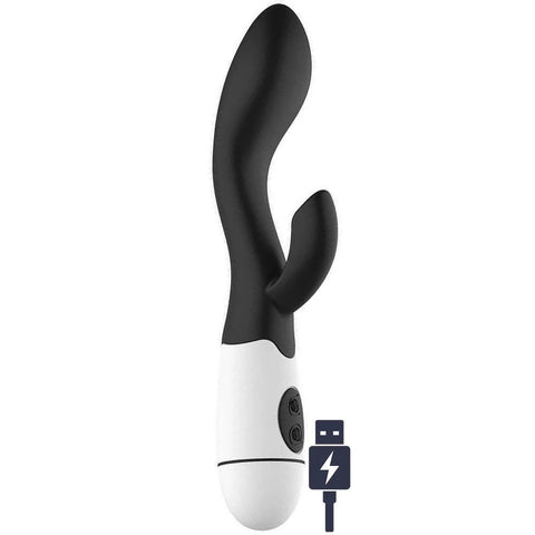 Olai Curve Kavisli G-Spot Rabbit Vibratör 30 Mod – Siyah