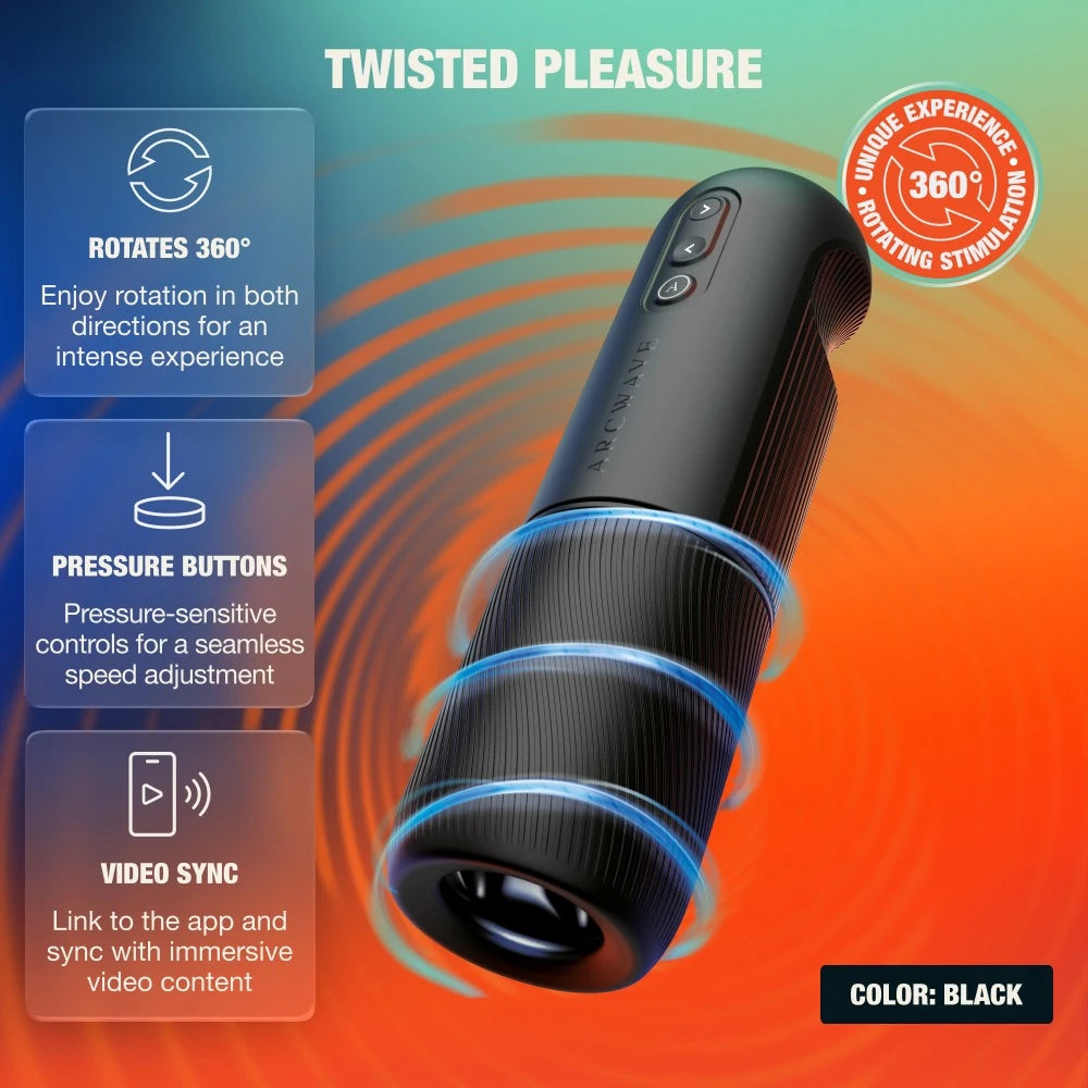 Orbit 360 derece dönen mastürbatör – görsel 5