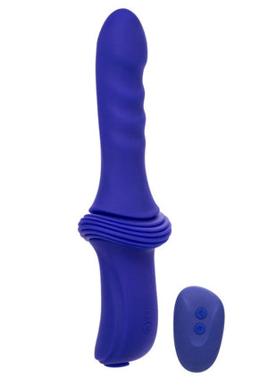 Calexotics Overdrive Ridged Thruster Sex Machine Uzaktan Kumandalı İleri Geri Hareketli Seks Makinesi Vibratör