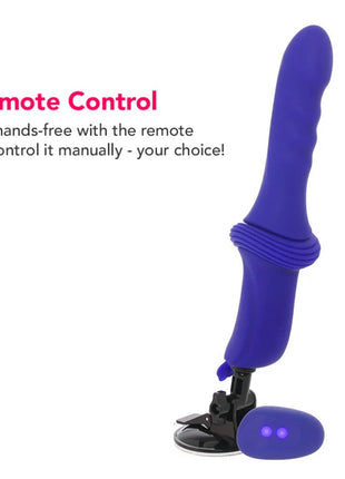 Calexotics Overdrive Ridged Thruster Sex Machine Uzaktan Kumandalı İleri Geri Hareketli Seks Makinesi Vibratör