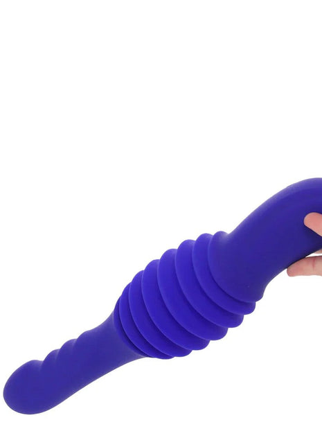 Calexotics Overdrive Ridged Thruster Sex Machine Uzaktan Kumandalı İleri Geri Hareketli Seks Makinesi Vibratör