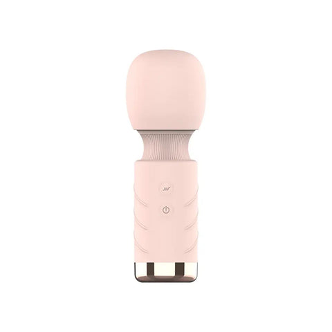 Oynar Başlıklı 10 Modlu Kompakt Mini Wand Vibratör – Pembe