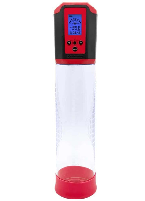 Canwin Bigger Man Passion Pump 8 Speed Otomatik Penis Pompası Red