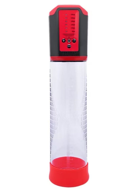Canwin Bigger Man Passion Pump 5 Speed Otomatik Penis Pompası Red