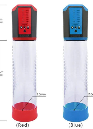 Canwin Bigger Man Passion Pump 5 Speed Otomatik Penis Pompası Red