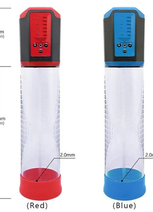 Canwin Bigger Man Passion Pump 5 Speed Otomatik Penis Pompası Blue