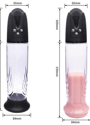 Canwin Think Bigger Suck Vacuum Vajina Başlıklı Otomatik Penis Pompası