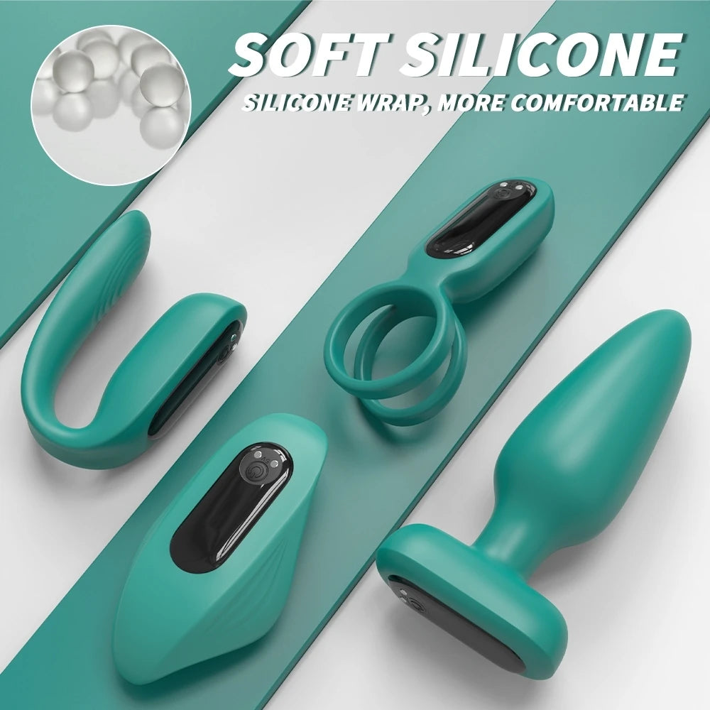 Partner Fantasy Love Kit kumandalı vibratör seti – görsel 5