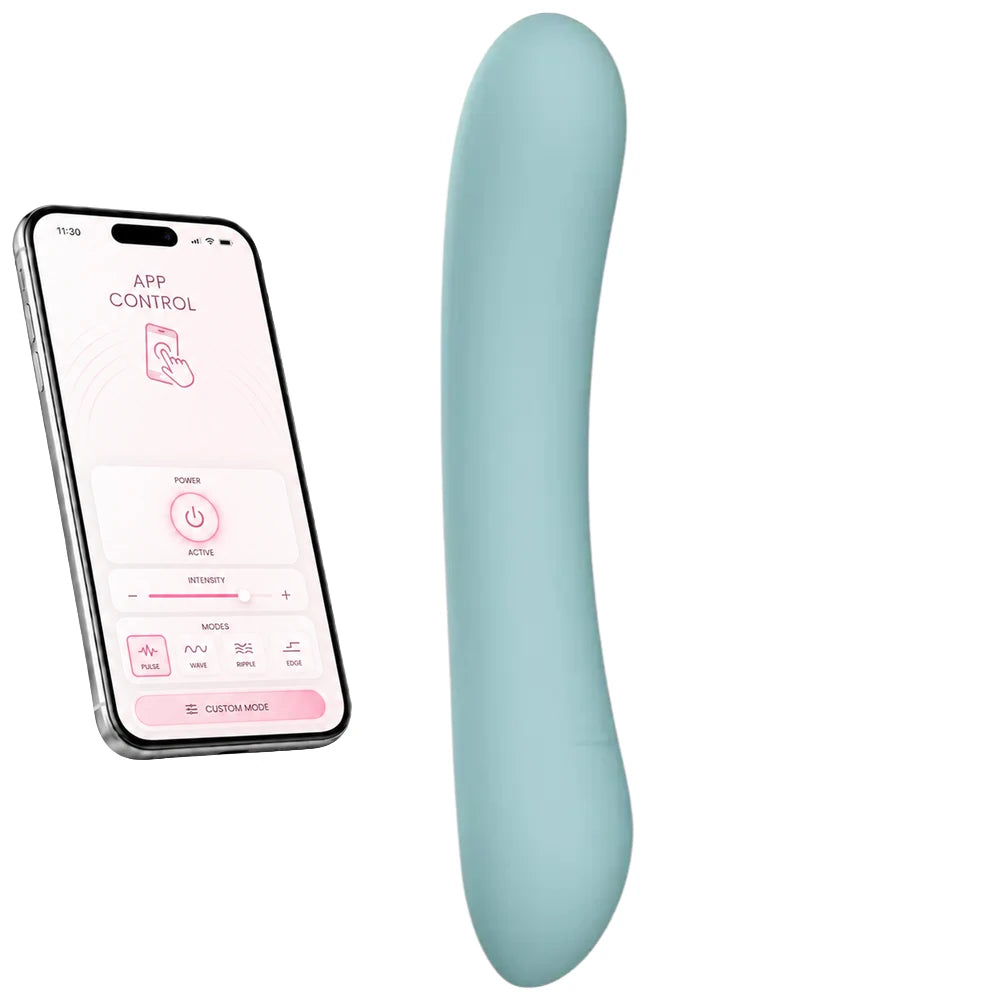 Pearl2+ Dokunma Sensörlü Telefon Kontrollü G-Noktası Vibratörü – Turkuaz