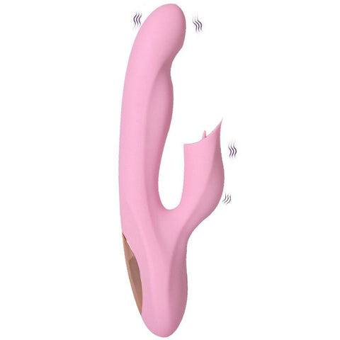 Pearly Hareketli Dilli G Noktası Rabbit Vibratör – Pembe
