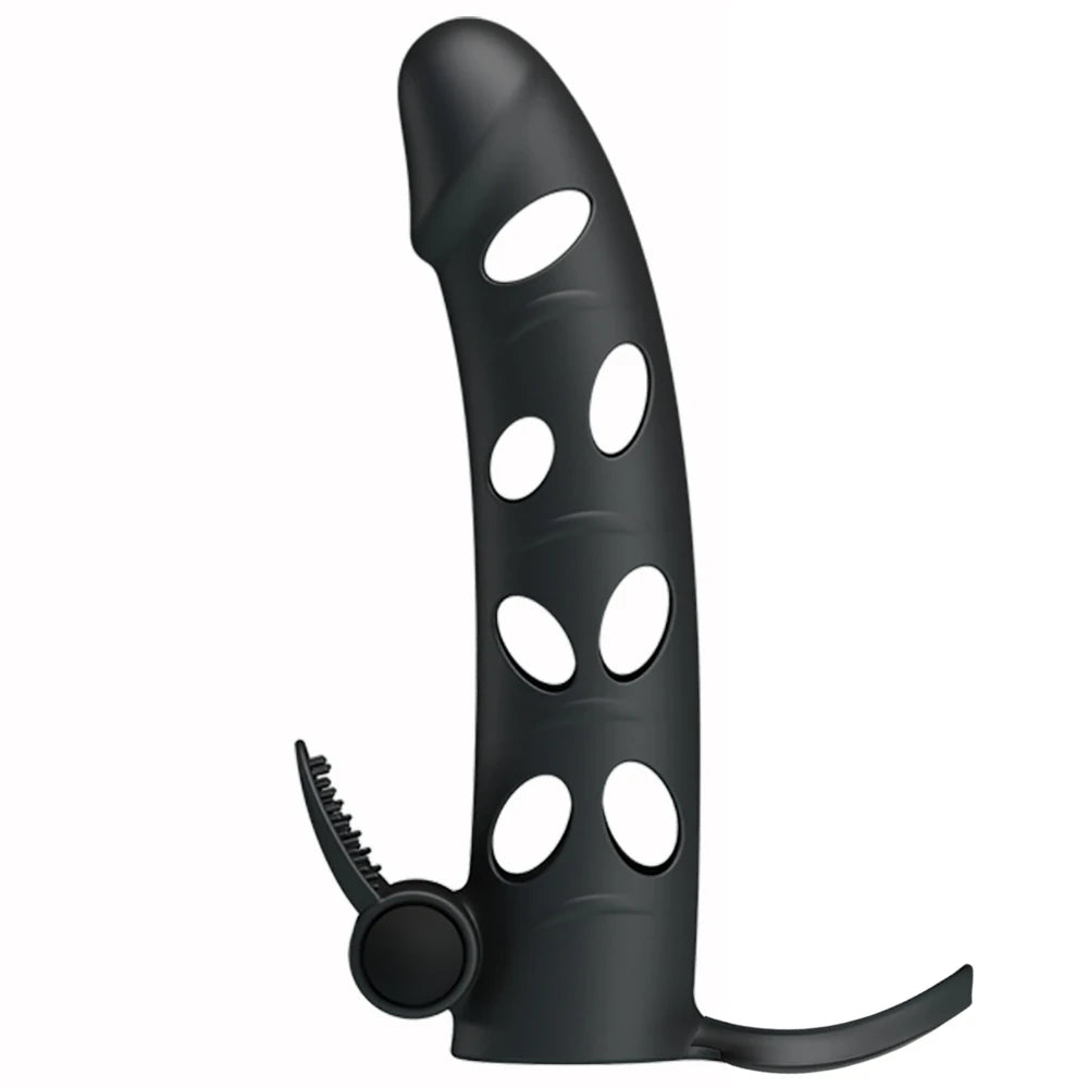Penis Sleeve With Ball Strap Testis Halkalı Kılıf