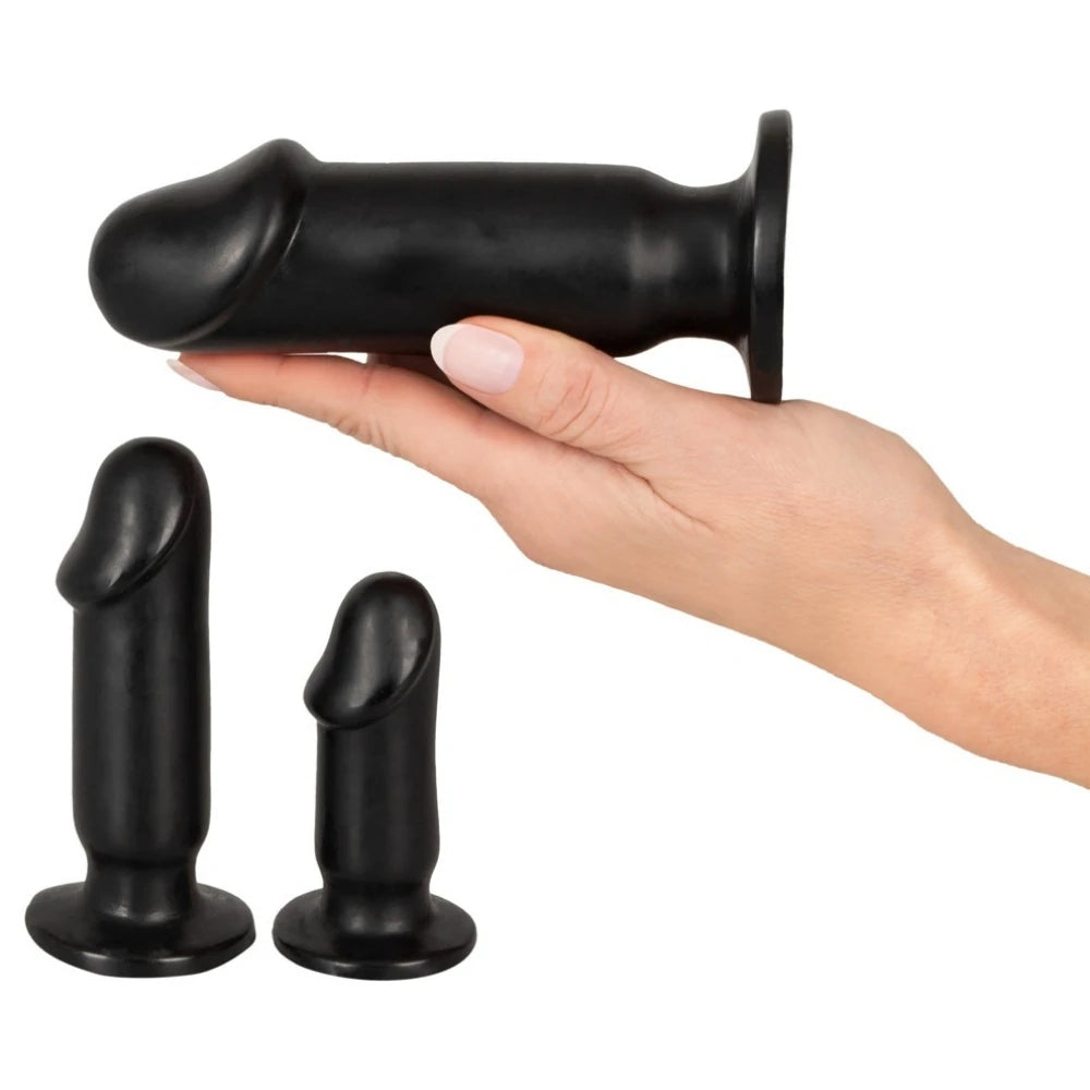 3'lü vantuzlu anal plug seti – görsel 5