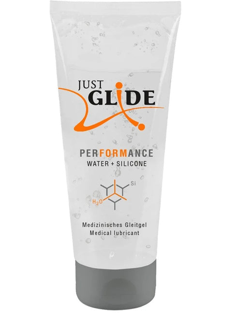 Just Glide Water-Based And Silicone Unisex Performance Gel 200 ml