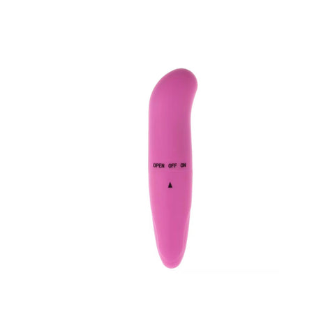Pilli Parmak Vibratör – Tek Modlu, 12 cm, Pembe