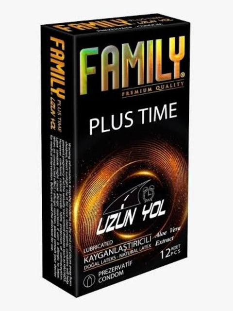 Plus Time Aloe Vera Kayganlaştırıcılı Şeffaf Prezervatif