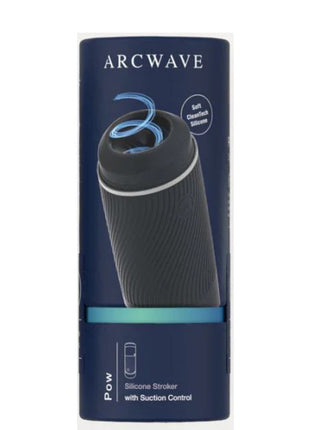 Arcwave Pow CleanTech Silicon Emiş Güçlü Mastürbatör Black