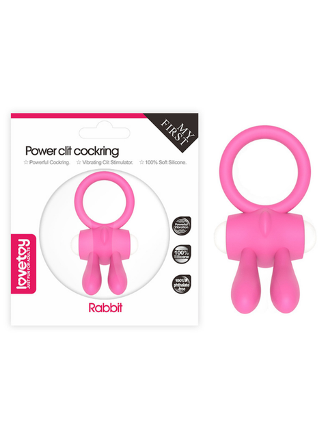 Power Clit Titreşimli Silikon Penis Halkası – Kalp Motorlu