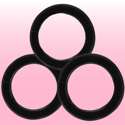 Power Plus Pro Ring 3'lü Silikon Penis Halkası Seti – Büyük Boy