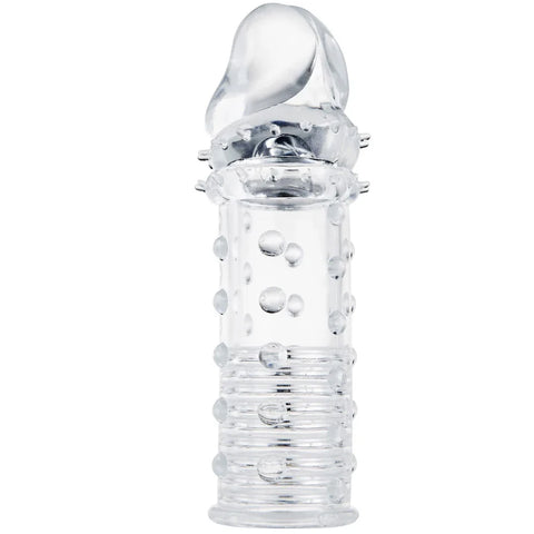 Power Stud Sleeve Çivili Tırtıklı Penis Kılıfı – Şeffaf